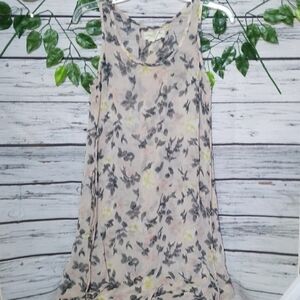 Staring at Stars sheer flowy sleeveless dress XS